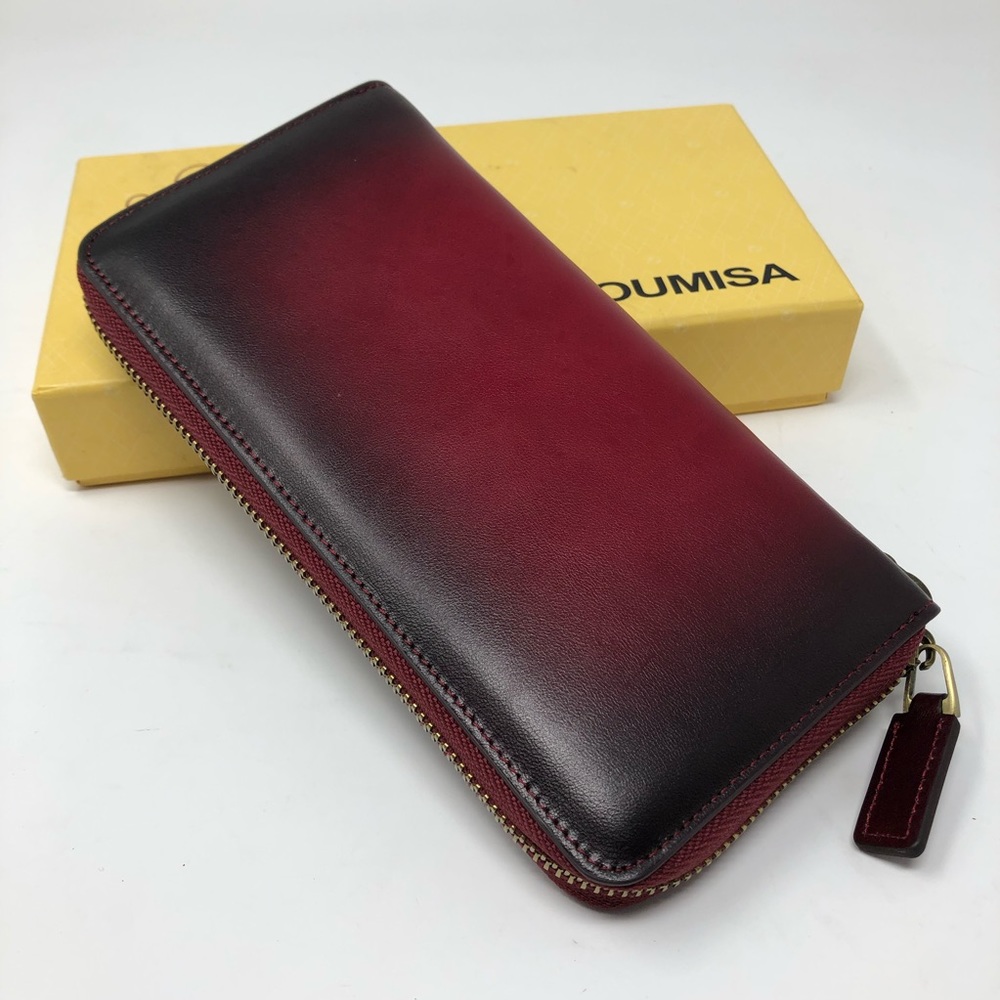 RFID Blocking Leather Clutch, Wristlet or Wallet